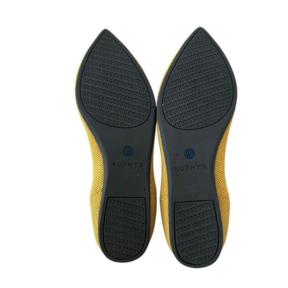 Rothy's Retired The Point in Marigold Yellow in Size 5.5 - Picture 7 of 10
